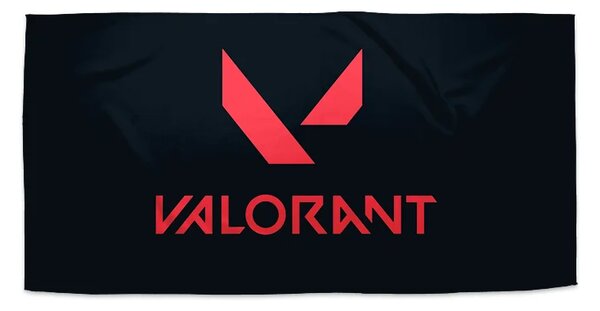 Sablio Ručník VALORANT Black - 30x50 cm