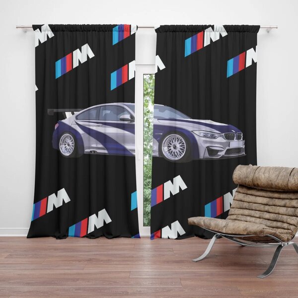 Sablio Závěs MPERFORMANCE sportovní auto: 2ks 140x250cm