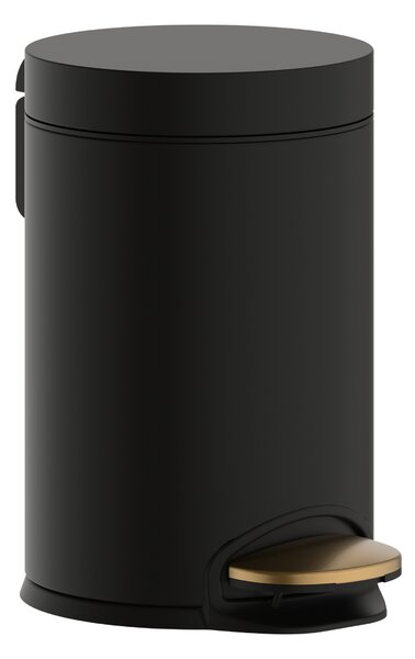 Hansgrohe AddStoris - Odpadkový koš nášlapný, kartáčovaný bronz 41775140
