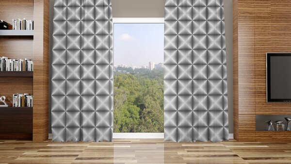 Orbytex Zatemňovací závěs hotový - 3D černý Rozměry: Š/V 145x150 (1ks), Vršek závěsu: ŘASÍCÍ STUHA