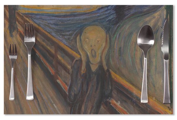 Sablio Prostírání Výkřik - Edvard Munch: 40x30cm
