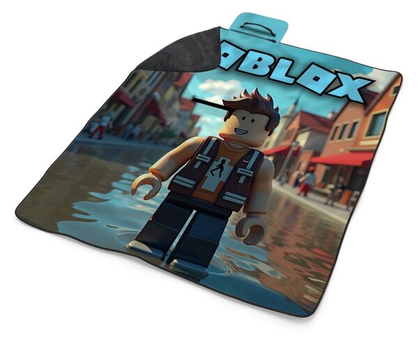 Sablio Plážová deka ROBLOX Město: 200x140 cm