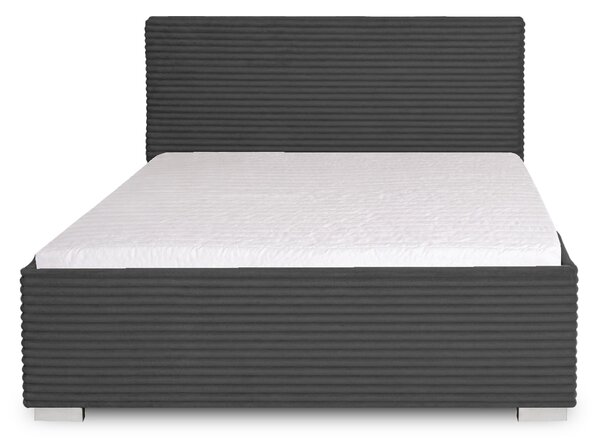 Postel LUCI 120x200 Šedá Bez matrace