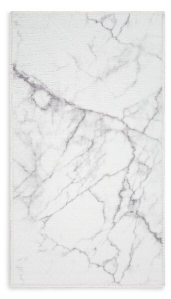 Koberec Print3, 80x140 cm, stříbrný