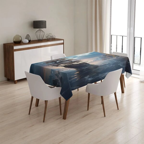 Sablio Ubrus Plachetnice mezi skalami - 90x90 cm