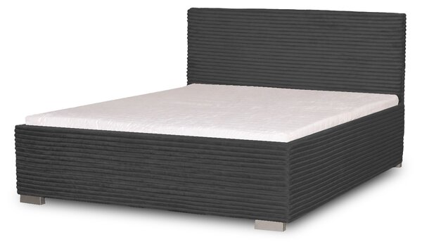 Postel LUCI 120x200 Šedá Bez matrace