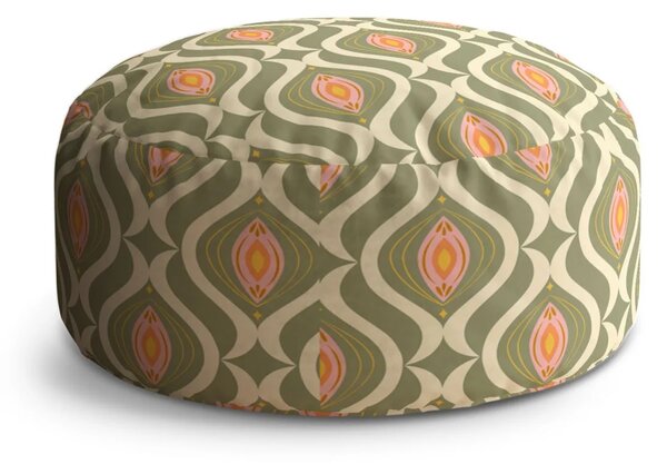 Sablio Taburet Circle Retro ornament: 38x48 cm