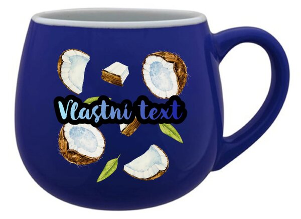 Personalizovaný keramický buclatý hrneček s letním ovocem