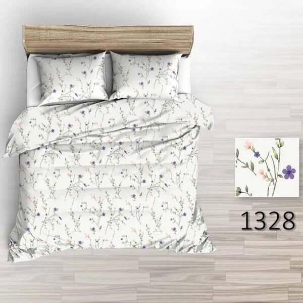 Povlečení hladká bavlna LUX Viola - 140/200 + 70/90