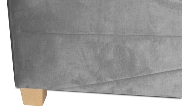 Postel PATI 120x200 cm Černá Bez matrace