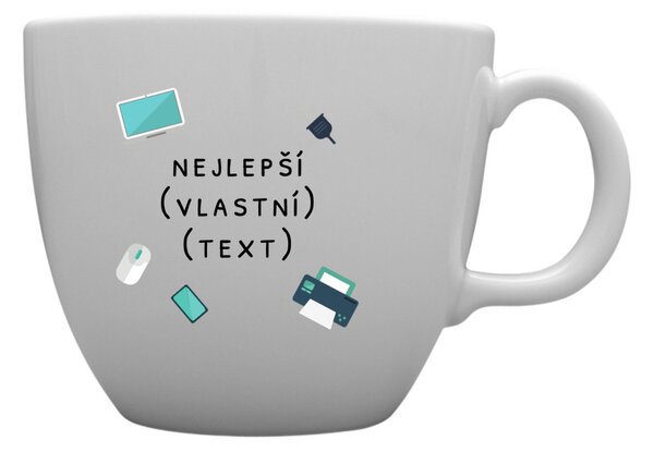 Personalizovaný MEGA XXL keramický hrnek 1 000 ml - nejlepší v oboru