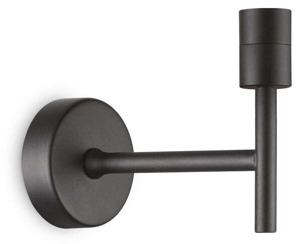 Ideal Lux Nástěnné svítidlo SET UP, 30cm Barva stínidla: šedá, Montura: černá
