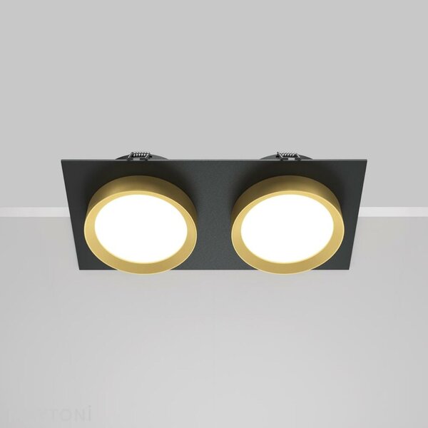 MAYTONI Vestavné svítidlo Hoop GX53x2 15W IP 20 DL086-02-GX53-SQ-BG