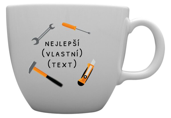 Personalizovaný MEGA XXL keramický hrnek 1 000 ml - nejlepší v oboru