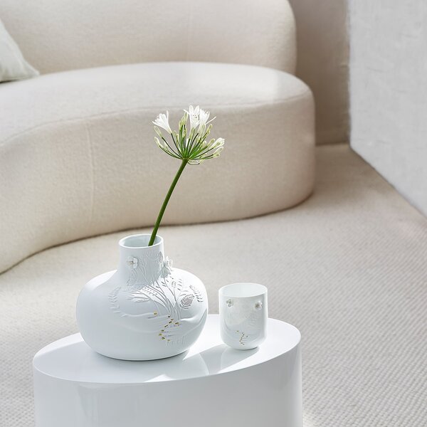 Porcelánový svícen na čajovou svíčku Bouquet