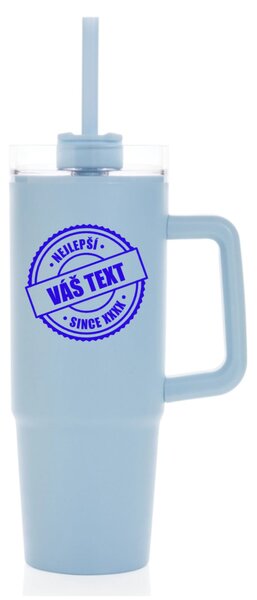 Personalizovaná cestovní termoska s průhledným víčkem - nejlepší xx SINCE xx