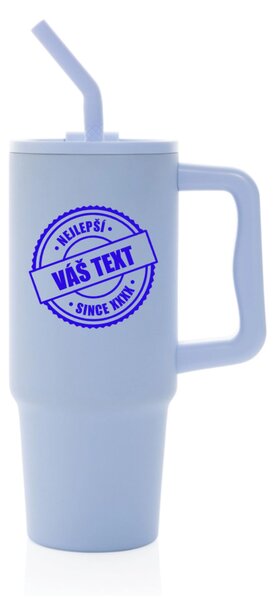 Personalizovaná nerezová termoska s barevným víčkem - nejlepší xx SINCE xx