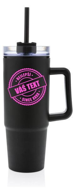 Personalizovaná cestovní termoska s průhledným víčkem - nejlepší xx SINCE xx