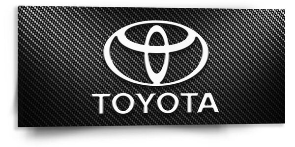 Sablio Obraz Toyota Carbon - 110x50 cm