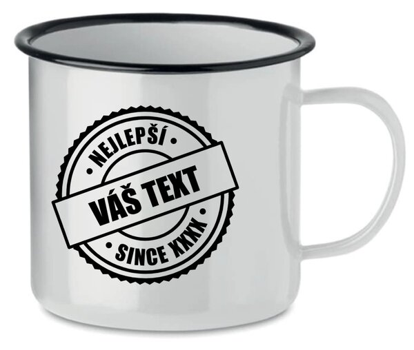 Personalizovaný retro plecháček - nejlepší xx SINCE xx