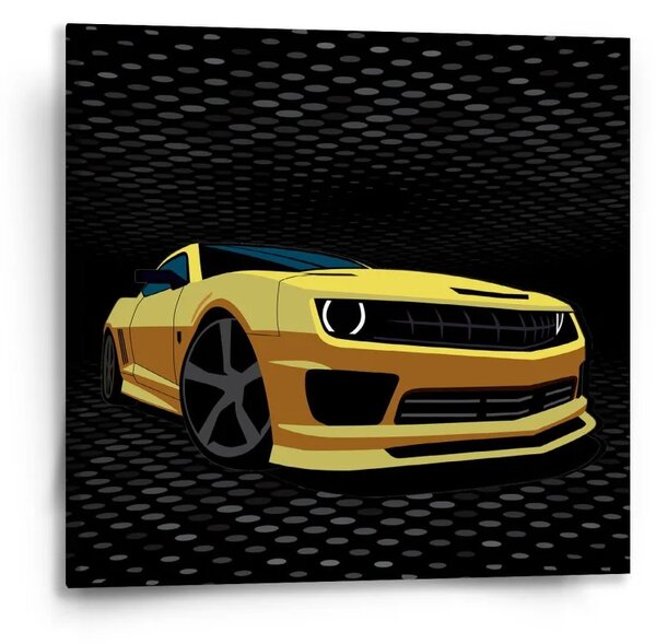Sablio Obraz Chevrolet Camaro Puntíky - 50x50 cm