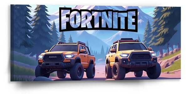 Sablio Obraz FORTNITE Off-road auta - 110x50 cm