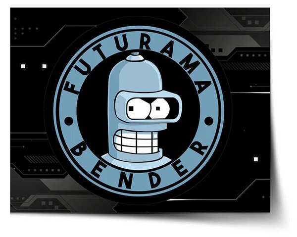 Sablio Plakát Futurama Bender Technology - 60x40 cm