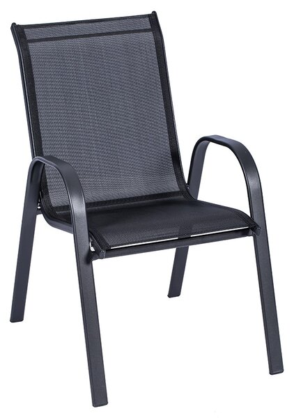 Zahradní jídelní set Capri 80cm + 4x kovová židle Ramada