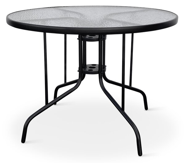 Zahradní jídelní set Capri 100cm + 4x kovová židle Ramada