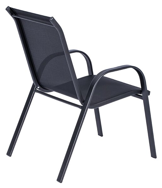 Zahradní jídelní set Capri 80cm + 4x kovová židle Ramada