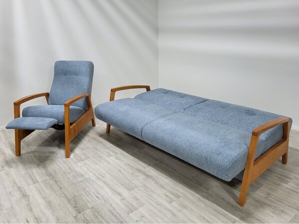 Sedací souprava ICONA rozkládací pohovka + relax křeslo