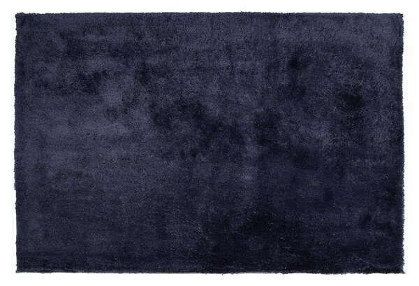 Chlupatý koberec EVREN Tmavě modrá 140 x 200 cm
