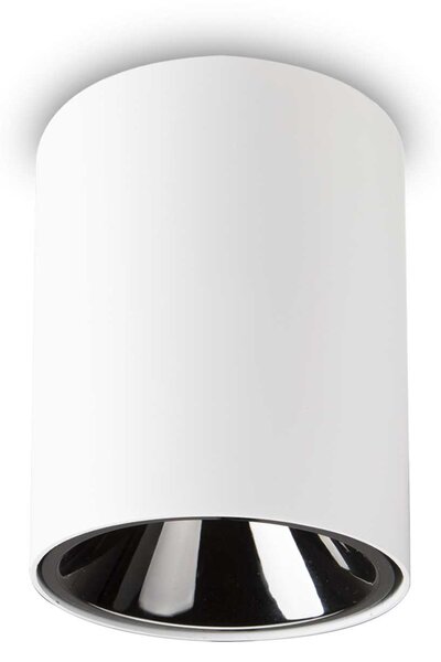 Ideal Lux Stropní svítidlo NITRO PL 10W ROUND BIANCO