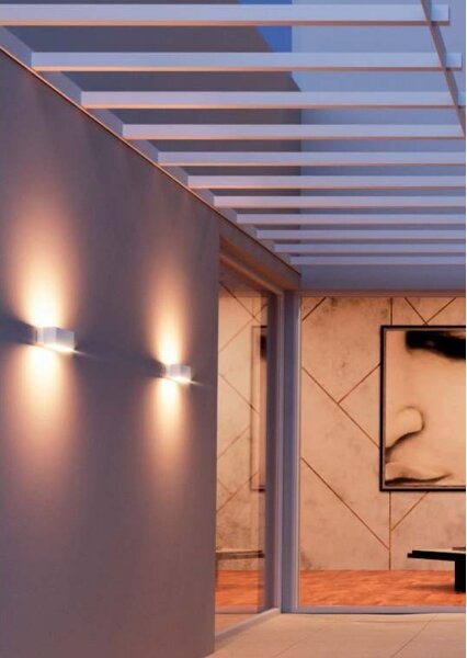 Redo 90095 - LED Venkovní nástěnné svítidlo PLANIT LED/10W/230V 3000K IP54 bílá