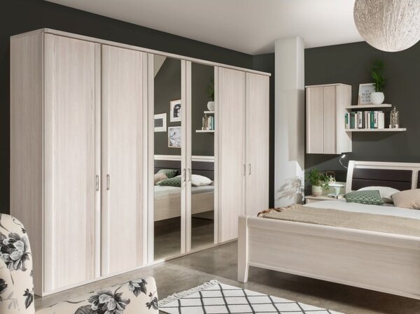 Moderní ložnicová sestava LUXOR 3 polární modřín