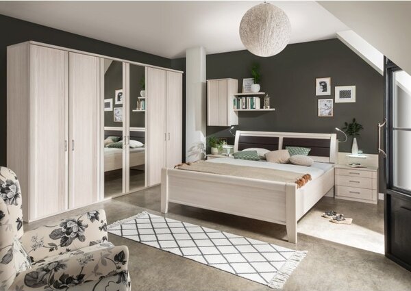 Moderní ložnicová sestava LUXOR 3 polární modřín