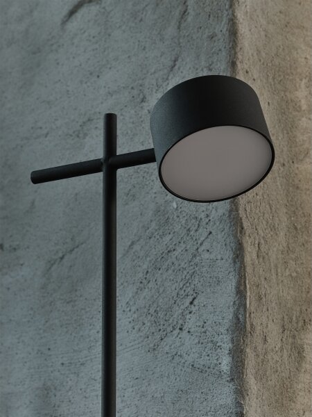 Osram - LED Stmívatelná stojací lampa DECOR KYOTO LED/12W/230V černá