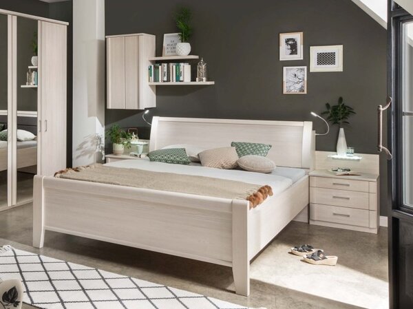 Moderní ložnicová sestava LUXOR polární modřín
