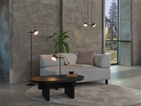 Osram - LED Stmívatelný lustr na lanku DECOR KYOTO 2xLED/10W/230V černá