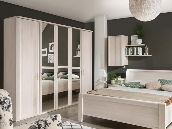 Moderní ložnicová sestava LUXOR polární modřín