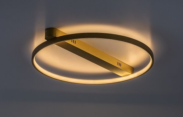 Rabalux 71347 - LED Stropní svítidlo BELIZA LED/45W/230V 3000K 50x55 cm zlatá