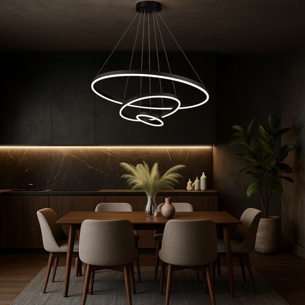 Rabalux 72306 -LED Stmívatelný lustr na lanku ISAURE LED/100W/230V 3000-6500K+DO