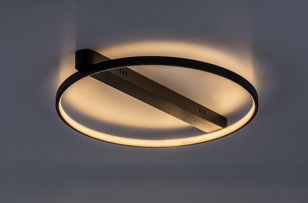 Rabalux 71344 - LED Stropní svítidlo BELIZA LED/45W/230V 3000K 50x55 cm černá