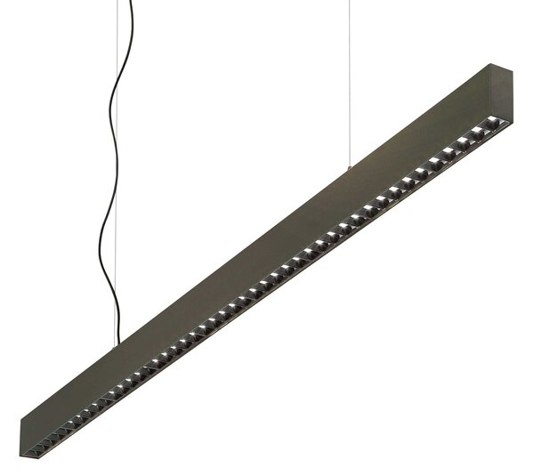 Ideal Lux Závěsné svítidlo OFFICE SP 3000K BK, UGR
