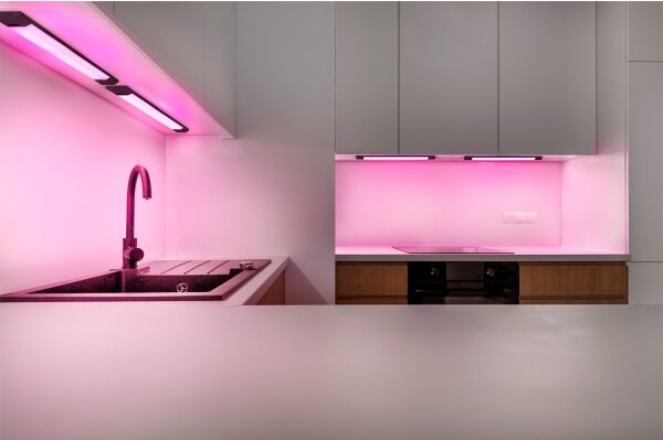 Osram -LED RGBW Stm podlinkové svítidlo se senz LINEAR EDGE LED/8W/230V černá+DO