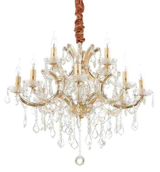 Ideal Lux Závěsné svítidlo NAPOLEON SP12 ORO