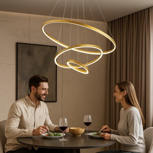 Rabalux 72349 - LED Stmívatelný lustr na lanku BELIZA LED/90W/230V 3000-6500K+DO