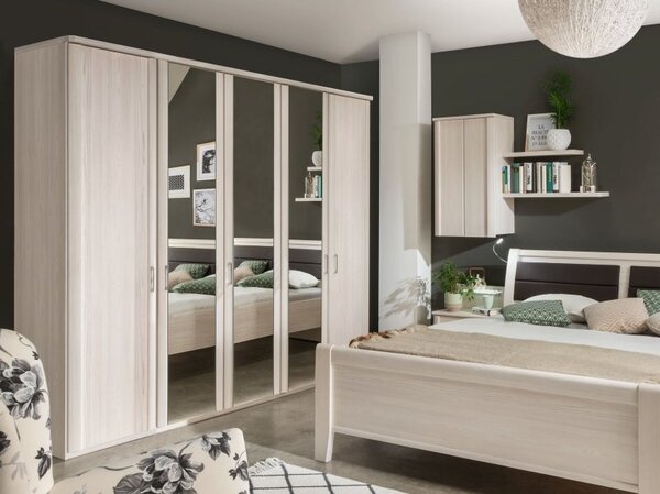 Moderní ložnicová sestava LUXOR 2 polární modřín
