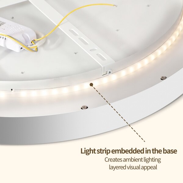 Brilagi - LED Stmívat. svítidlo GLASS POOL DOUBLE LED/48W/230V 40 cm bílá + DO
