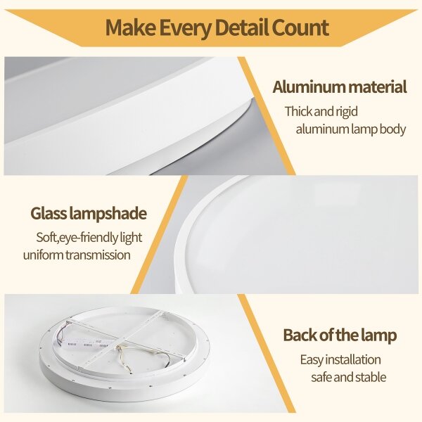 Brilagi - LED Stmívat. svítidlo GLASS POOL DOUBLE LED/48W/230V 40 cm bílá + DO